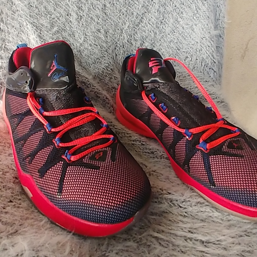 Jordan CP3 VIII ae neon red/black/